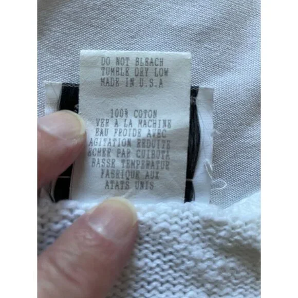 Michael Leu Sweater Size 1X Art Apparel Group Cotton Italian Scene V Neck - Picture 14 of 16